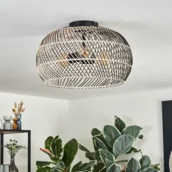 Luminaires Scandinaves-hofstein Brandala Plafonnier Noir, 3 lumières