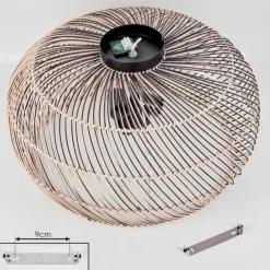 Luminaires Scandinaves-hofstein Brandala Plafonnier Noir, 3 lumières