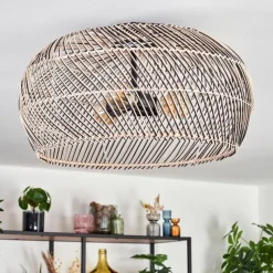 Luminaires Scandinaves-hofstein Brandala Plafonnier Noir, 3 lumières