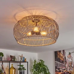 Luminaires Scandinaves-hofstein Brandala Plafonnier Noir, 3 lumières