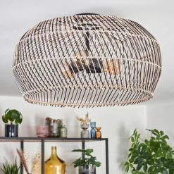 Luminaires Scandinaves-hofstein Brandala Plafonnier Noir, 3 lumières