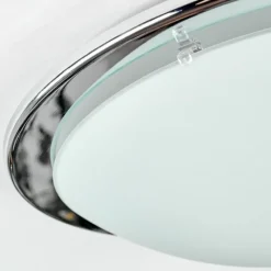 hofstein Brena Plafonnier Argenté, 2 lumières