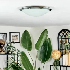 hofstein Brena Plafonnier Argenté, 2 lumières