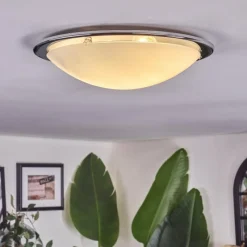 hofstein Brena Plafonnier Argenté, 2 lumières