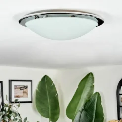 hofstein Brena Plafonnier Argenté, 2 lumières