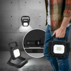 Luminaires Globo Lighting BRIAN Spot de jardin LED Noir, Transparent, 1 lumière