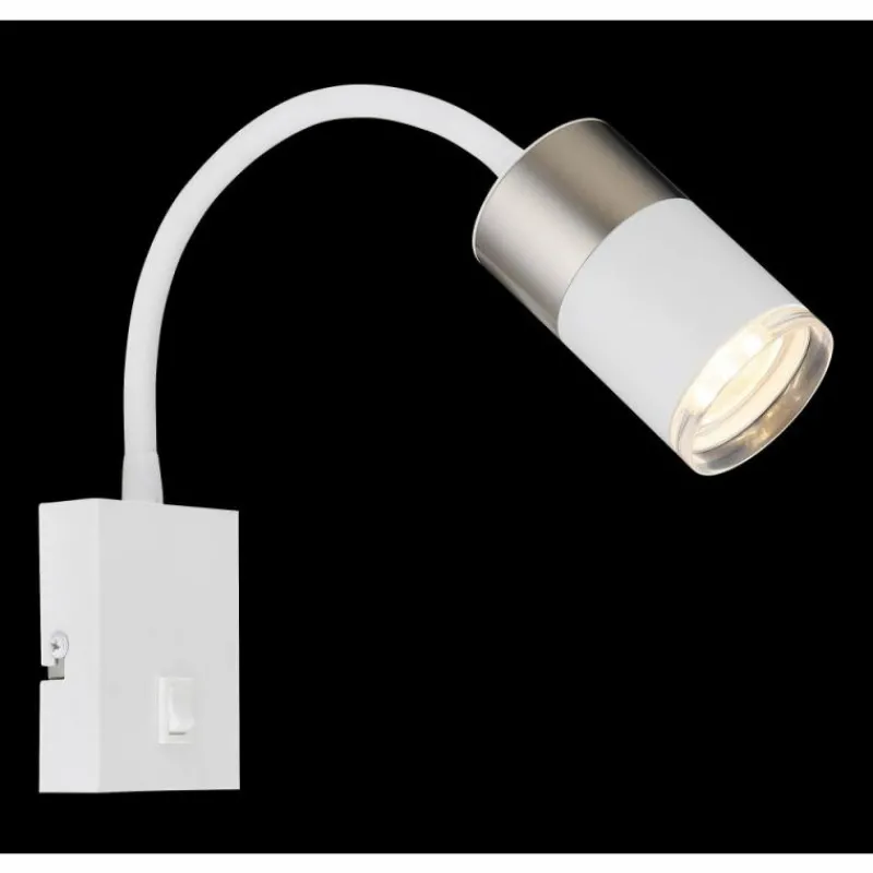 Luminaires Globo Lighting Brisbon Applique murale Blanc, 1 lumière* Appliques