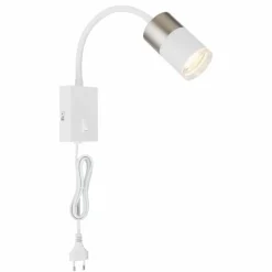 Luminaires Globo Lighting Brisbon Applique murale Blanc, 1 lumière* Appliques