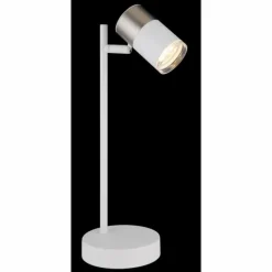 Luminaires Globo Lighting Brisbon Lampe à poser Blanc, 1 lumière* Lampes À Poser