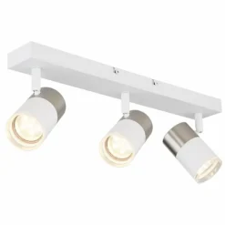 Luminaires Globo Lighting Brisbon Plafonnier, Spot de plafond, Applique murale, Spot mural Blanc, 3 lumières* Spots Et Projecteurs