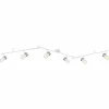 Luminaires Globo Lighting Brisbon Plafonnier, Spot de plafond, Applique murale, Spot mural Blanc, 6 lumières* Spots Et Projecteurs