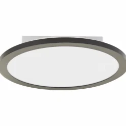 Lampes Industrielles-Luminaires Brilliant Briston Plafonnier LED Blanc, 1 lumière