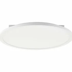 Lampes Industrielles-Luminaires Brilliant Briston Plafonnier LED Blanc, 1 lumière