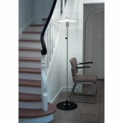 Luminaires Tecnolumen BST 23 Tecnolumen Lampadaire Nickel mat, Noir, 1 lumière