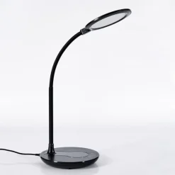 hofstein Buktrup Lampe de bureau, Lampe à poser LED Noir, 1 lumière