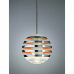 Luminaires Tecnolumen Bulo Tecnolumen Lampe pendante LED Orange, 1 lumière
