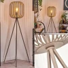 hofstein Bystrup Lampadaire Beige, Sable, 1 lumière