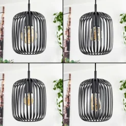 hofstein Bystrup Suspension, Suspension Noir, 3 lumières