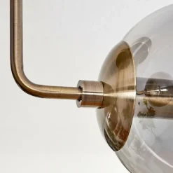 hofstein Cabalonga Plafonnier, Boule lumineuse Laiton, 3 lumières