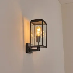 hofstein Cadafaes Lampe murale d´extérieur Noir, 1 lumière