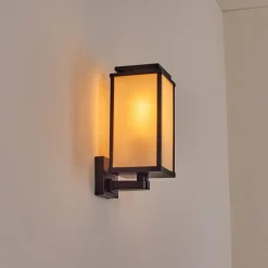 hofstein Cadafaes Lampe murale d´extérieur Noir, 1 lumière