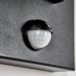 hofstein Cadafaes Lampe murale d´extérieur Noir, 1 lumière, Détecteur de mouvement