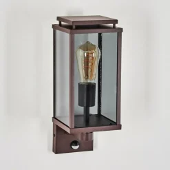 hofstein Cadafaes Lampe murale d´extérieur Rouille, 1 lumière, Détecteur de mouvement