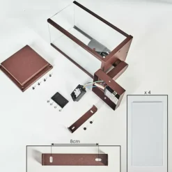 hofstein Cadafaes Lampe murale d´extérieur Rouille, 1 lumière, Détecteur de mouvement