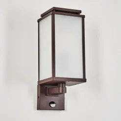 hofstein Cadafaes Lampe murale d´extérieur Rouille, 1 lumière, Détecteur de mouvement