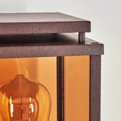 hofstein Cadafaes Lampe murale d´extérieur Rouille, 1 lumière, Détecteur de mouvement