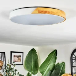 Luminaires Scandinaves-hofstein Cadaixo Plafonnier LED Écru, Blanc, 1 lumière, Télécommandes