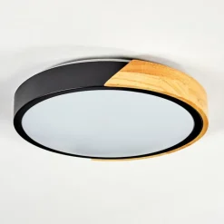 hofstein Cadaixo Plafonnier, Panel LED Écru, Noir, Blanc, 1 lumière