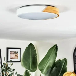 hofstein Cadaixo Plafonnier, Panel LED Écru, Blanc, 1 lumière