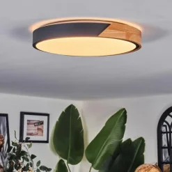 hofstein Cadaixo Plafonnier, Panel LED Blanc, 1 lumière, Télécommandes