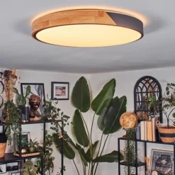 hofstein Cadaixo Plafonnier, Panel LED Blanc, 1 lumière, Télécommandes