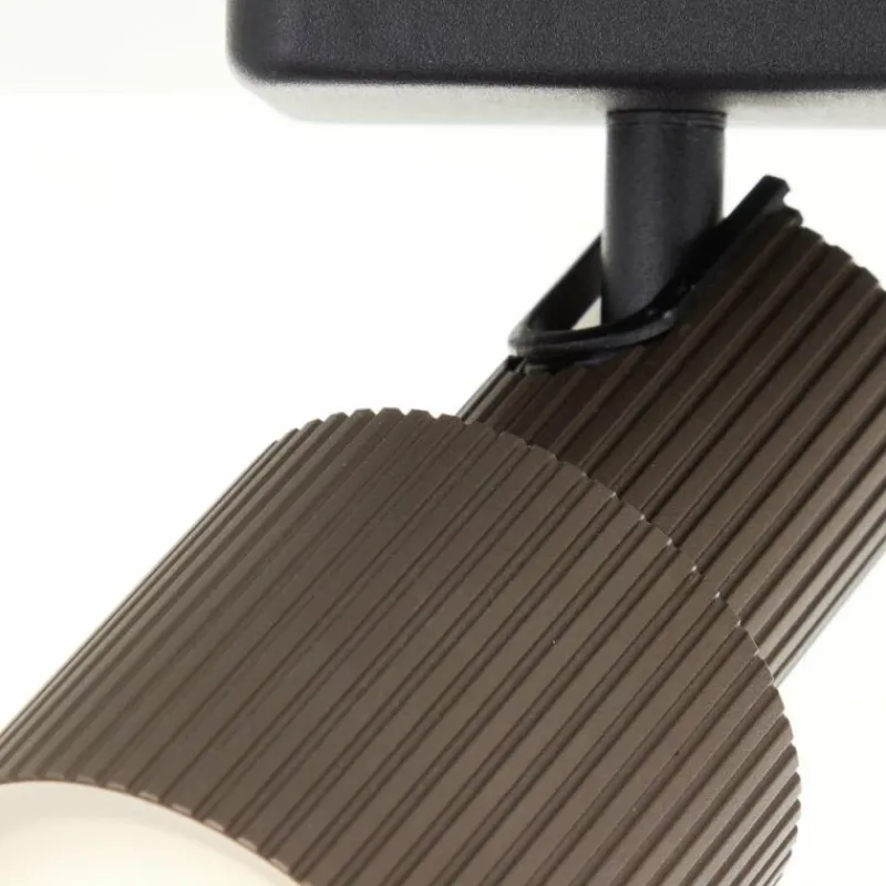 Luminaires Scandinaves-Luminaires Brilliant Cadiz Spot de plafond LED Noir, 2 lumières