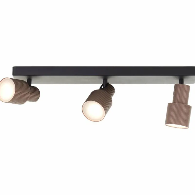 Luminaires Scandinaves-Luminaires Brilliant Cadiz Spot de plafond LED Noir, 3 lumières