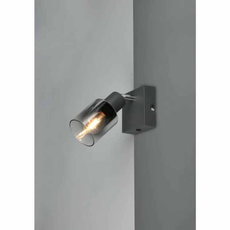 Luminaires Reality Cadiz Spot de plafond Anthracite, 1 lumière