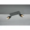 Luminaires Reality Cadiz Spot de plafond Anthracite, 2 lumières