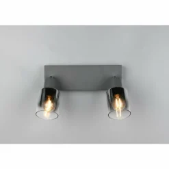 Luminaires Reality Cadiz Spot de plafond Anthracite, 2 lumières