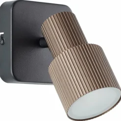 Luminaires Scandinaves-Luminaires Brilliant Cadiz Spot mural LED Noir, 1 lumière