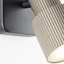 Luminaires Scandinaves-Luminaires Brilliant Cadiz Spot mural LED Noir, 1 lumière