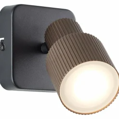 Luminaires Scandinaves-Luminaires Brilliant Cadiz Spot mural LED Noir, 1 lumière