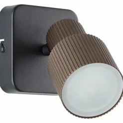 Luminaires Scandinaves-Luminaires Brilliant Cadiz Spot mural LED Noir, 1 lumière