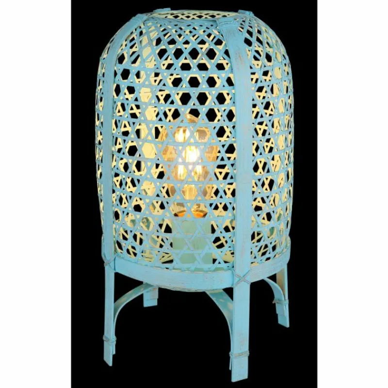 Luminaires Globo Lighting Cairo Lampe à poser Bleu, 1 lumière* Lampes À Poser