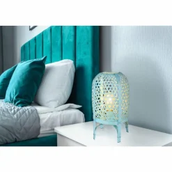 Luminaires Globo Lighting Cairo Lampe à poser Bleu, 1 lumière* Lampes À Poser