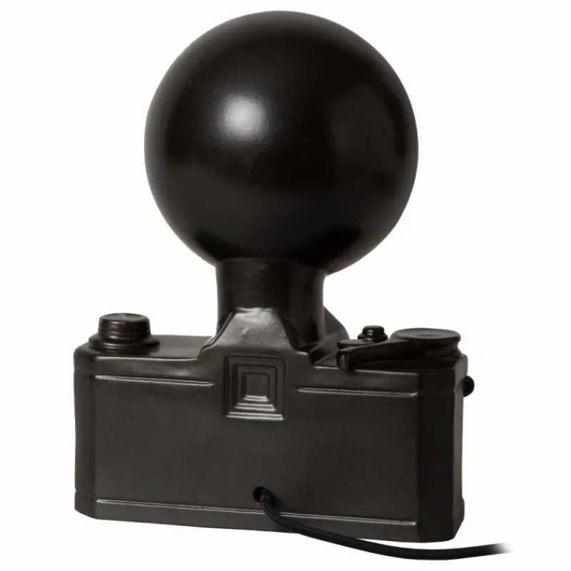 Lampes Dorées-Luminaires Lucide CAMERA Lampe à poser Noir, 1 lumière