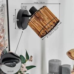 hofstein Cando Applique murale, Spot mural Noir, 1 lumière