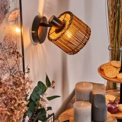 hofstein Cando Applique murale, Spot mural Noir, 1 lumière