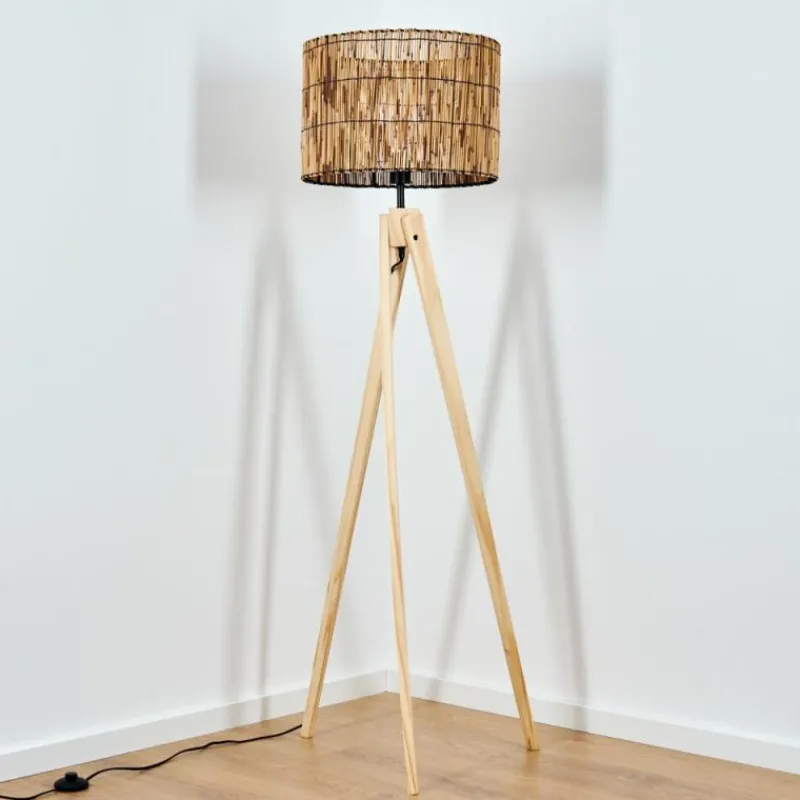 Luminaires Scandinaves-hofstein Cando Lampadaire Écru, 1 lumière